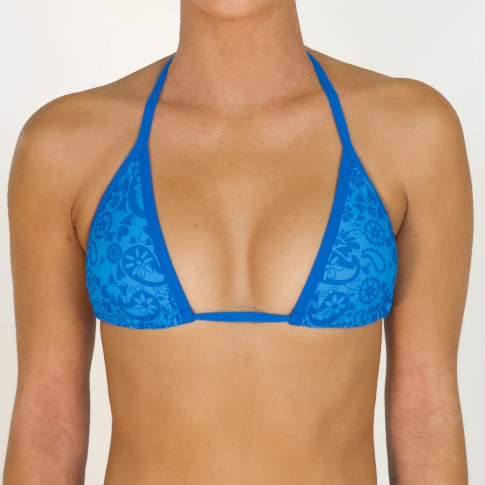 93 PLAY STREET: DANNY Blue Crush Minimal String Triangle Top (NWT)